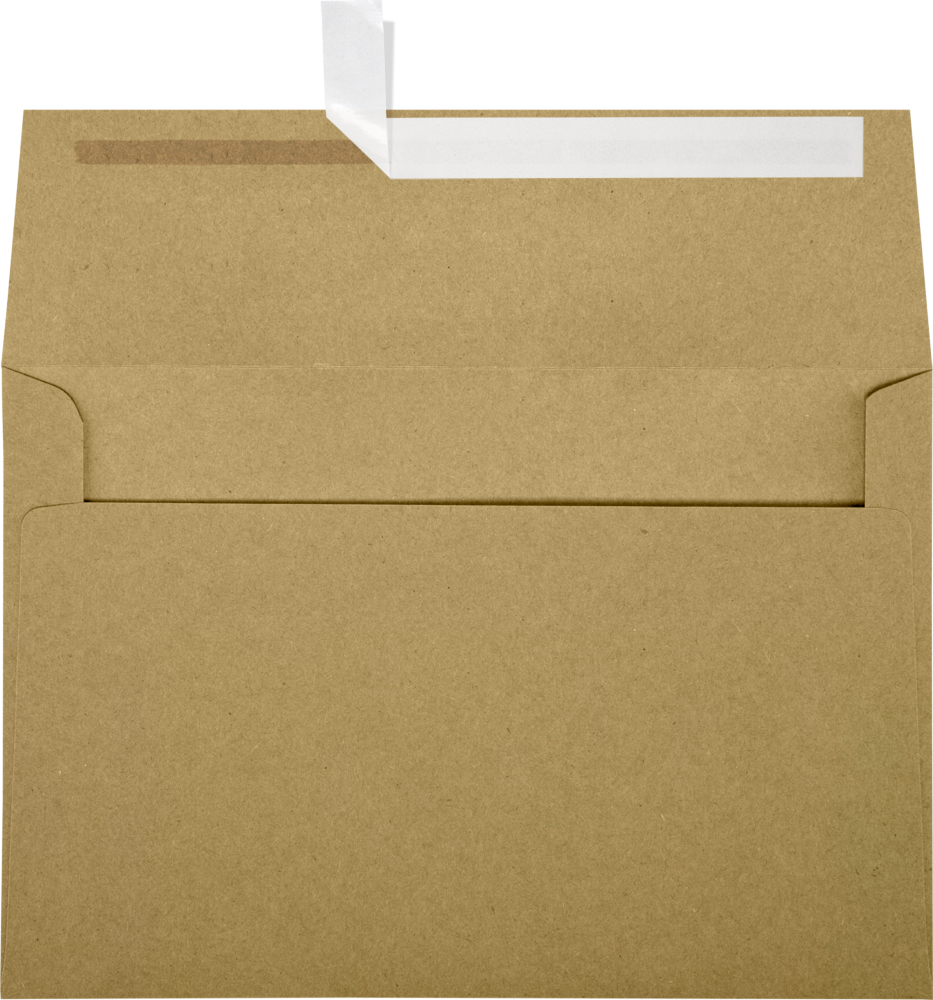 Grocery Bag 28lb A8 Invitation Envelopes (5 1/2 x 8 1/8) with Peel & Seal