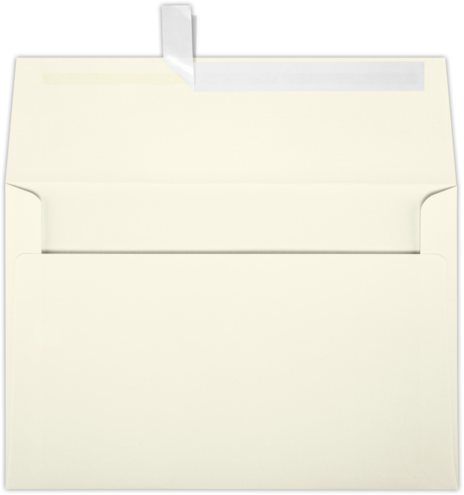 Natural Linen 32lb A8 Invitation Envelopes (5 1/2 x 8 1/8) with Peel & Seal