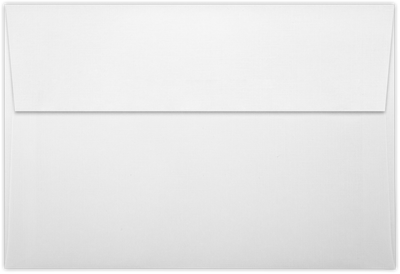 White Linen 32lb A8 Invitation Envelopes (5 1/2 x 8 1/8) with Peel & Seal