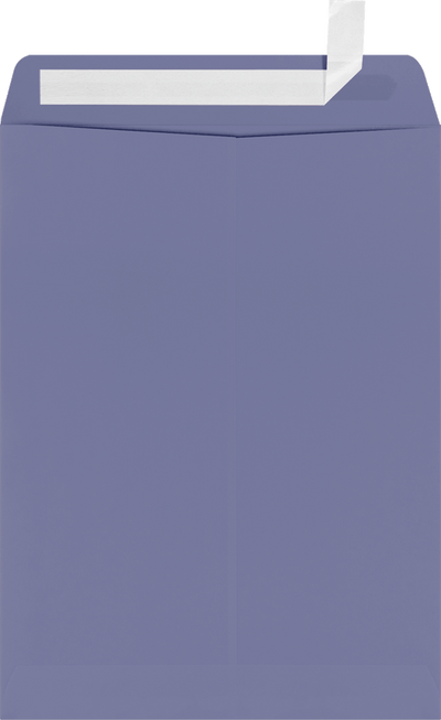 Wisteria Purple 32lb 9 x 12 Open End Envelopes with Peel & Seal
