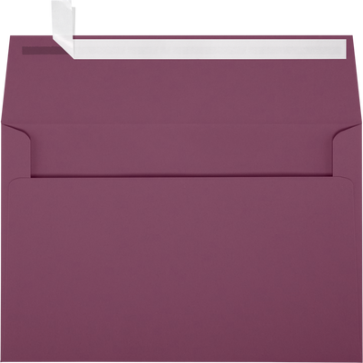 Vintage Plum Purple 32lb A9 Invitation Envelopes (5 3/4 x 8 3/4) with Peel & Seal