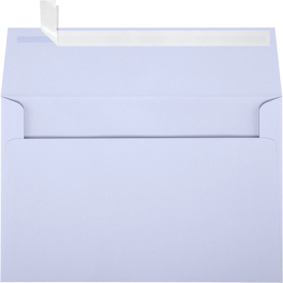 Light Purple Lilac 32lb A9 Invitation Envelopes (5 3/4 x 8 3/4) with Peel & Seal