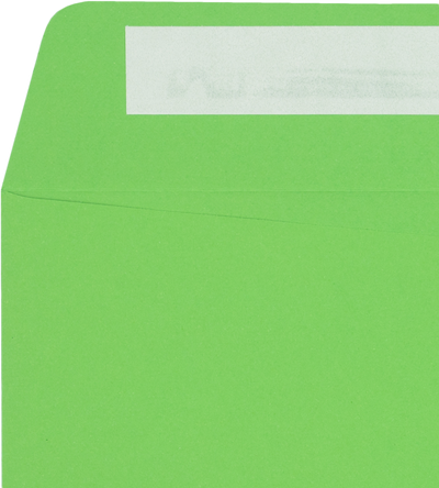 Lime Green 32lb 10 x 13 Open End Envelopes with Peel & Seal