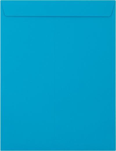 Pool Blue 32lb 10 x 13 Open End Envelopes with Peel & Seal