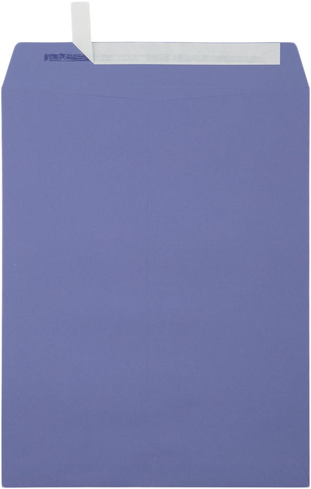 Wisteria Purple 32lb 10 x 13 Open End Envelopes with Peel & Seal