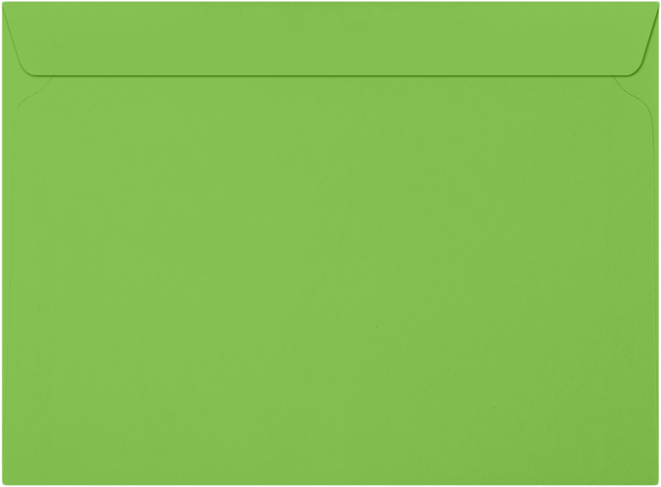 Lime Green 32lb 9 x 12 Booklet Envelopes
