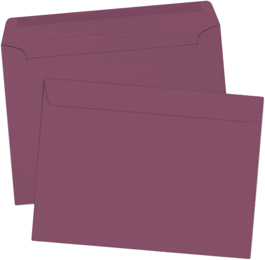 Vintage Plum Purple 32lb 9 x 12 Booklet Envelopes