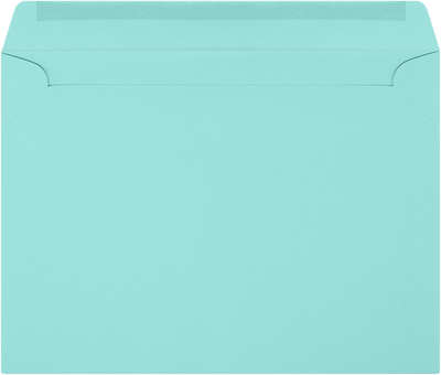 Seafoam Aqua Blue 32lb 9 x 12 Booklet Envelopes
