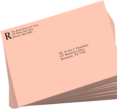 Blush Pink 32lb 9 x 12 Booklet Envelopes