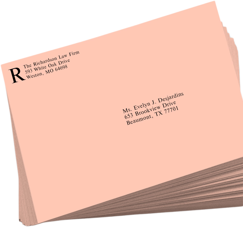 Blush Pink 32lb 9 x 12 Booklet Envelopes