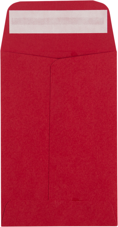 Red 32lb #4 Coin Envelopes (3 x 4 1/2)
