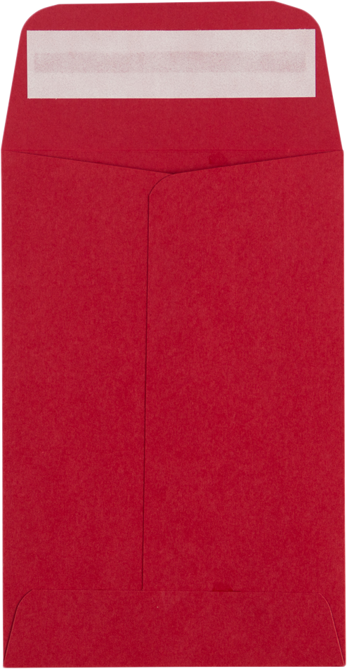 Red 32lb #4 Coin Envelopes (3 x 4 1/2)