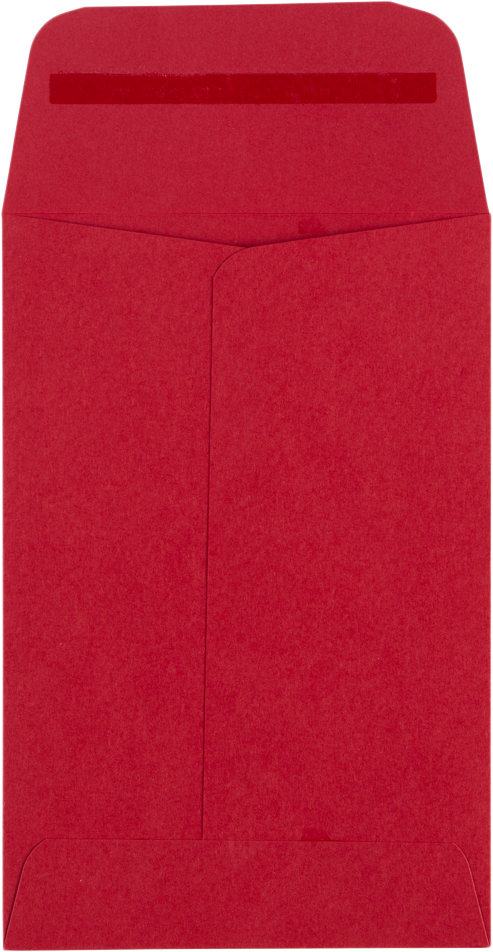 Red 32lb #4 Coin Envelopes (3 x 4 1/2)