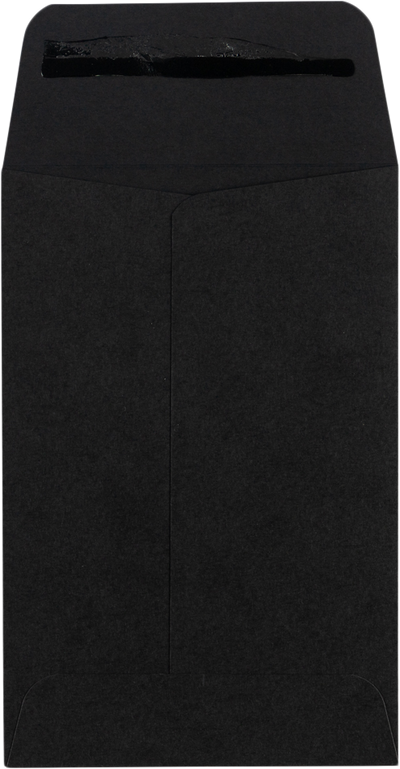 Smooth Midnight Black 32lb #4 Coin Envelopes (3 x 4 1/2)