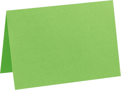 Limelight Green 100lb A7 Foldover Cards (5 1/8 x 7)