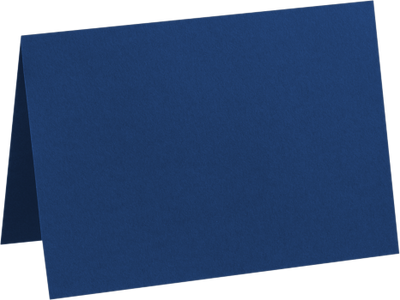 Navy Blue 100lb A7 Foldover Cards (5 1/8 x 7)