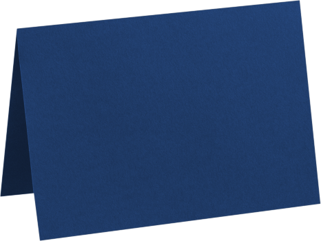 Navy Blue 100lb A7 Foldover Cards (5 1/8 x 7)