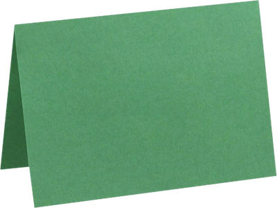 Holiday Green 100lb A7 Foldover Cards (5 1/8 x 7)
