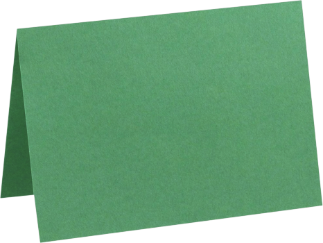 Holiday Green 100lb A7 Foldover Cards (5 1/8 x 7)