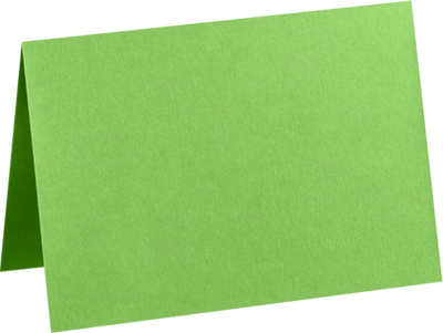Limelight Green 100lb #17 Mini Foldover Cards (2 9/16 x 3 9/16)