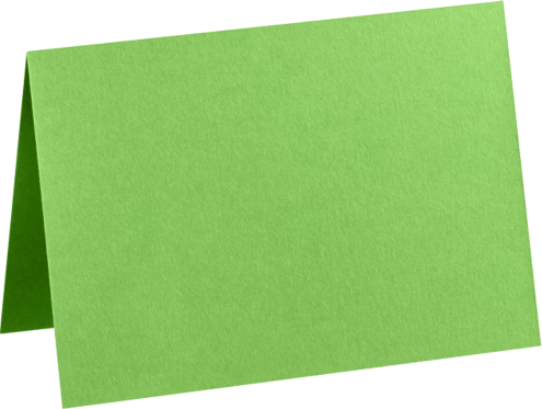 Limelight Green 100lb #17 Mini Foldover Cards (2 9/16 x 3 9/16)
