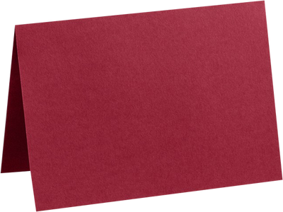 Garnet Dark Red 100lb #17 Mini Foldover Cards (2 9/16 x 3 9/16)