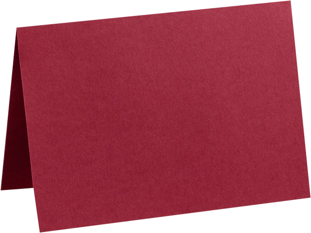 Garnet Dark Red 100lb #17 Mini Foldover Cards (2 9/16 x 3 9/16)