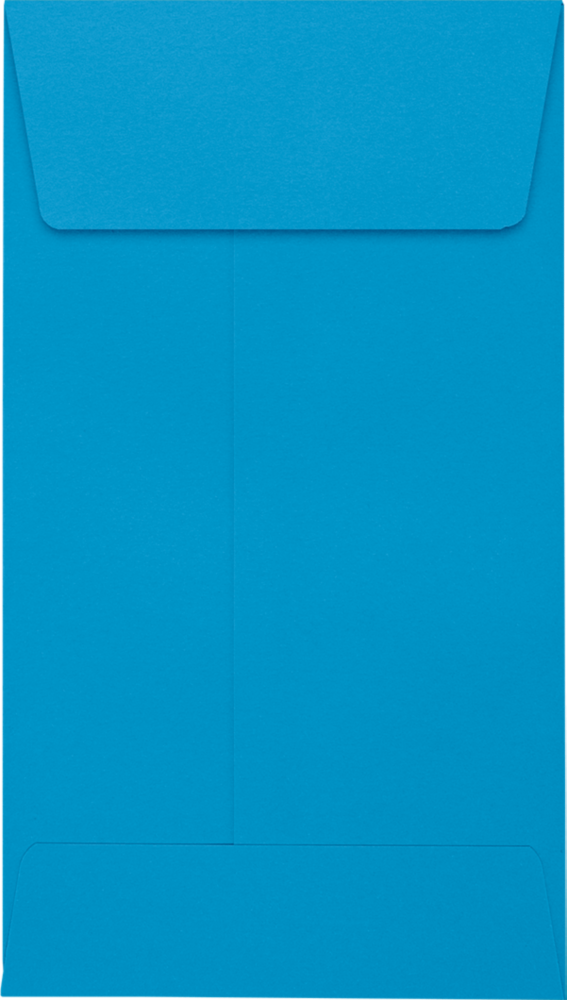 Pool Blue 32lb #5 1/2 Coin Envelopes (3 1/8 x 5 1/2) with Peel & Seal