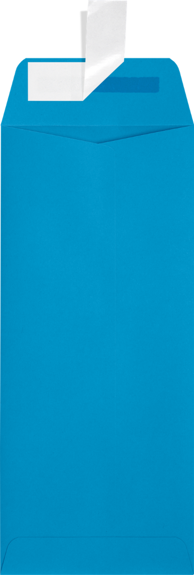 Pool Blue 32lb #10 Policy Envelopes (4 1/8 x 9 1/2) with Peel & Seal