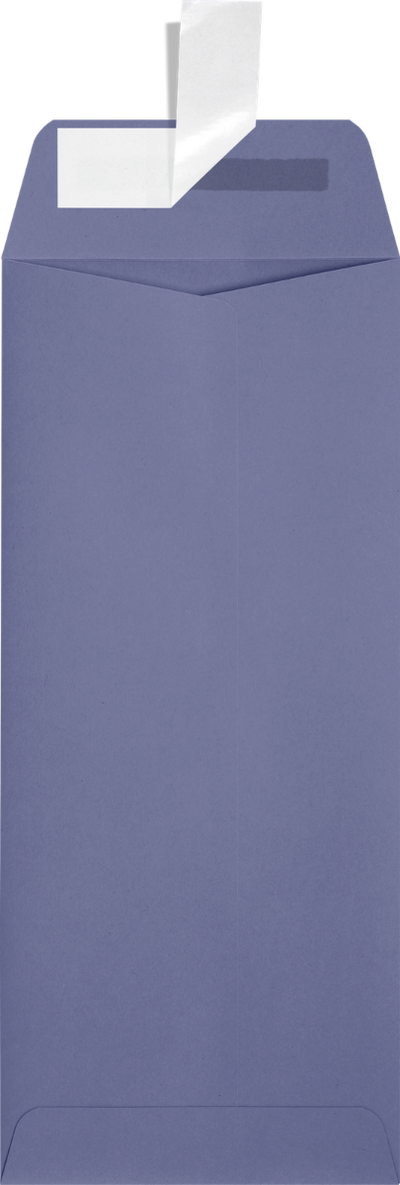 Wisteria Purple 32lb #10 Policy Envelopes (4 1/8 x 9 1/2) with Peel & Seal