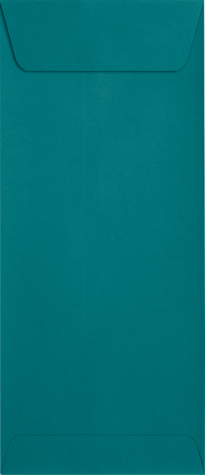 Teal Blue 32lb #10 Policy Envelopes (4 1/8 x 9 1/2) with Peel & Seal