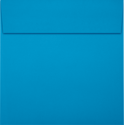 Pool Blue 32lb 5 x 5 Square Envelopes with Peel & Seal