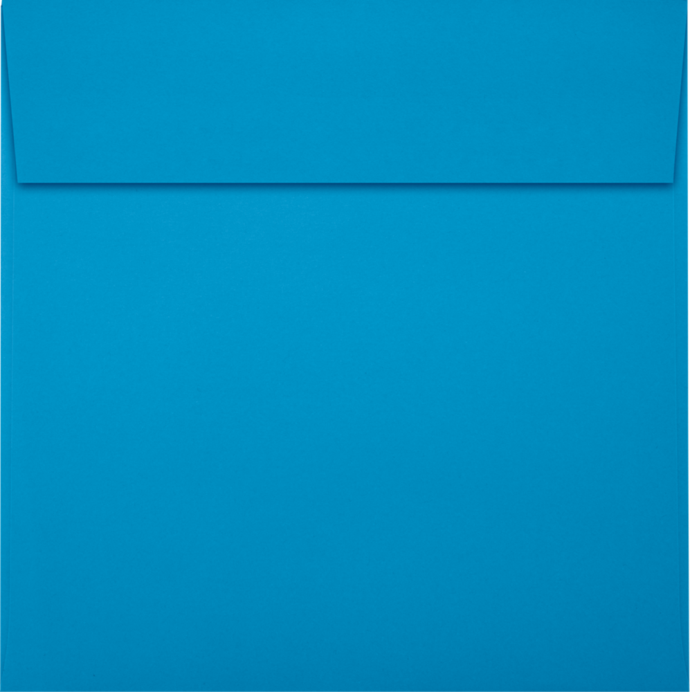 Pool Blue 32lb 5 x 5 Square Envelopes with Peel & Seal