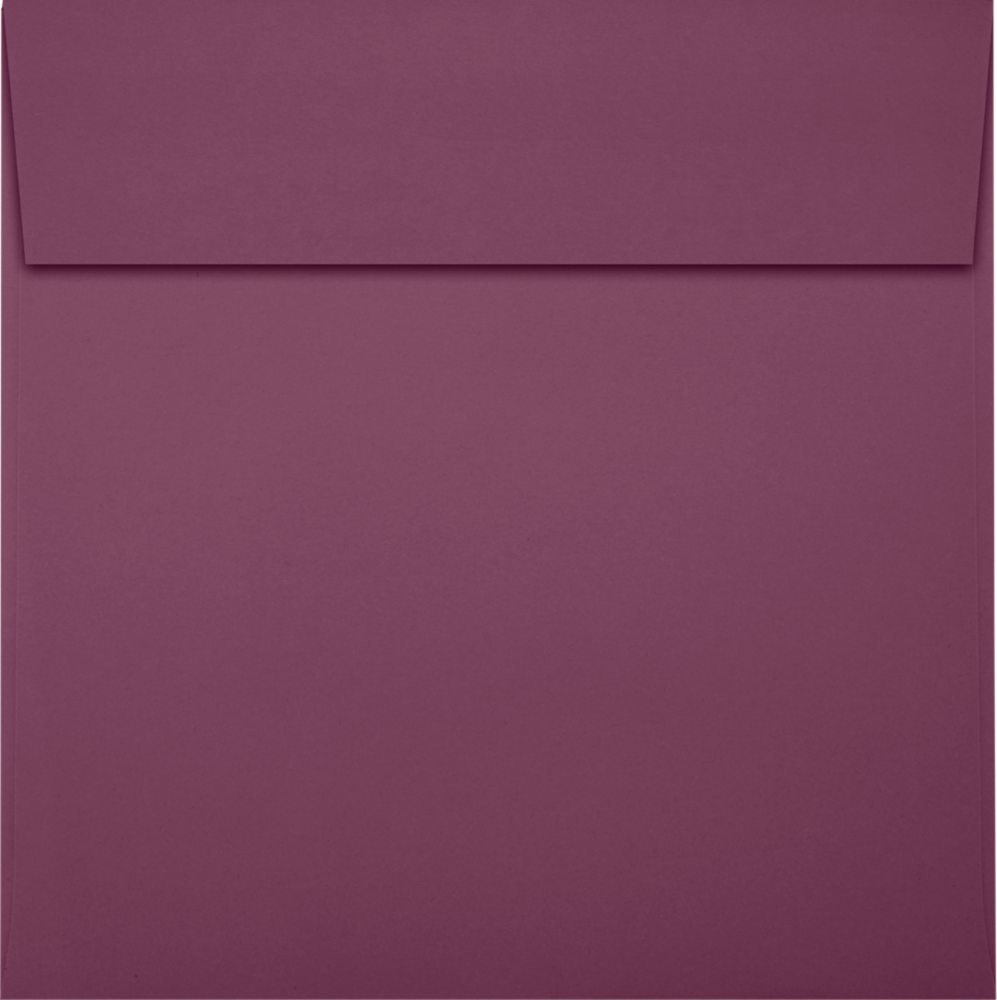Vintage Plum Purple 32lb 5 x 5 Square Envelopes with Peel & Seal