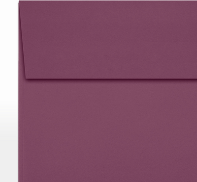 Vintage Plum Purple 32lb 5 x 5 Square Envelopes with Peel & Seal