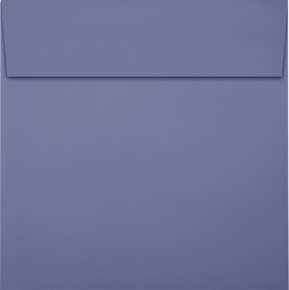 Wisteria Purple 32lb 5 x 5 Square Envelopes with Peel & Seal