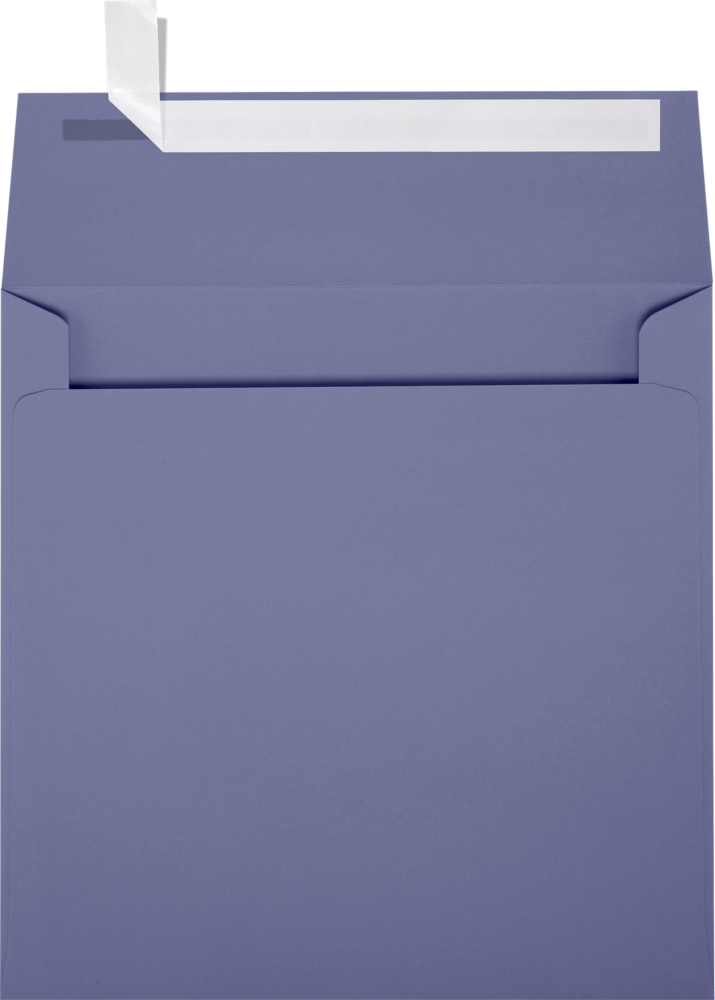 Wisteria Purple 32lb 5 x 5 Square Envelopes with Peel & Seal