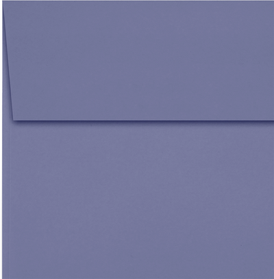 Wisteria Purple 32lb 5 x 5 Square Envelopes with Peel & Seal