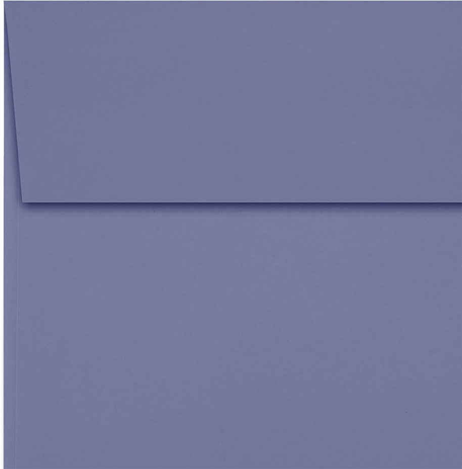 Wisteria Purple 32lb 5 x 5 Square Envelopes with Peel & Seal