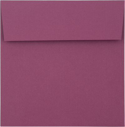 Vintage Plum Purple 32lb 5 1/2 x 5 1/2 Square Envelopes with Peel & Seal