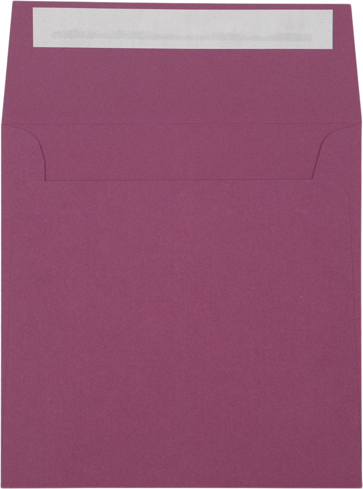 Vintage Plum Purple 32lb 5 1/2 x 5 1/2 Square Envelopes with Peel & Seal