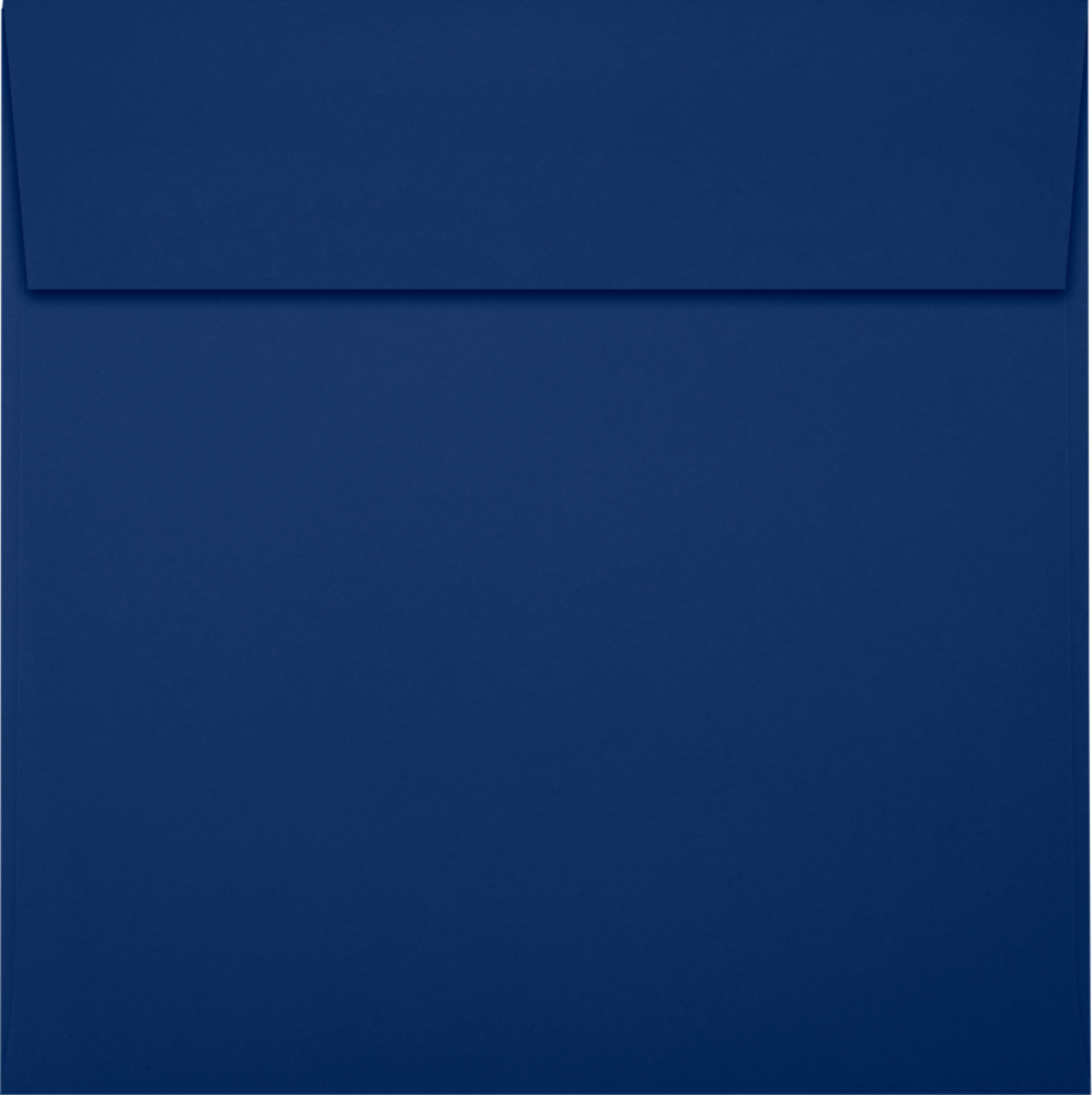 Navy Blue 32lb 5 3/4 x 5 3/4 Square Envelopes with Peel & Seal
