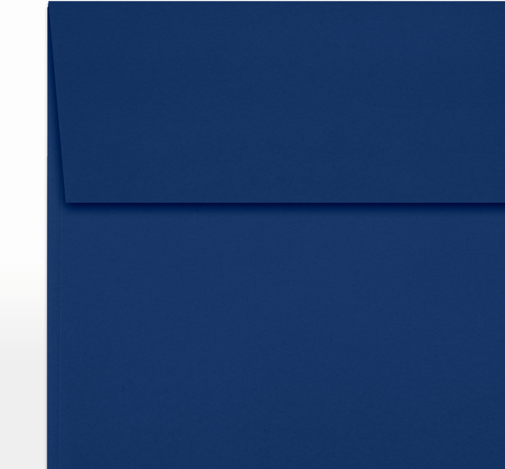 Navy Blue 32lb 5 3/4 x 5 3/4 Square Envelopes with Peel & Seal