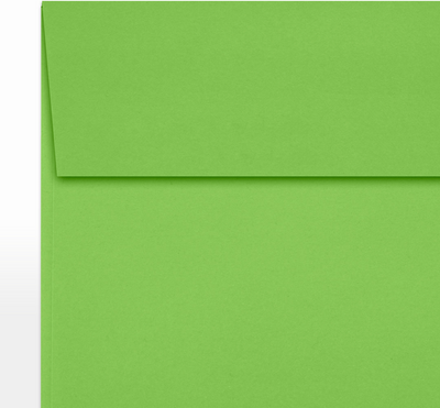 Lime Green 32lb 6 x 6 Square Envelopes with Peel & Seal