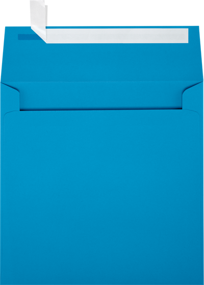 Pool Blue 32lb 6 x 6 Square Envelopes with Peel & Seal