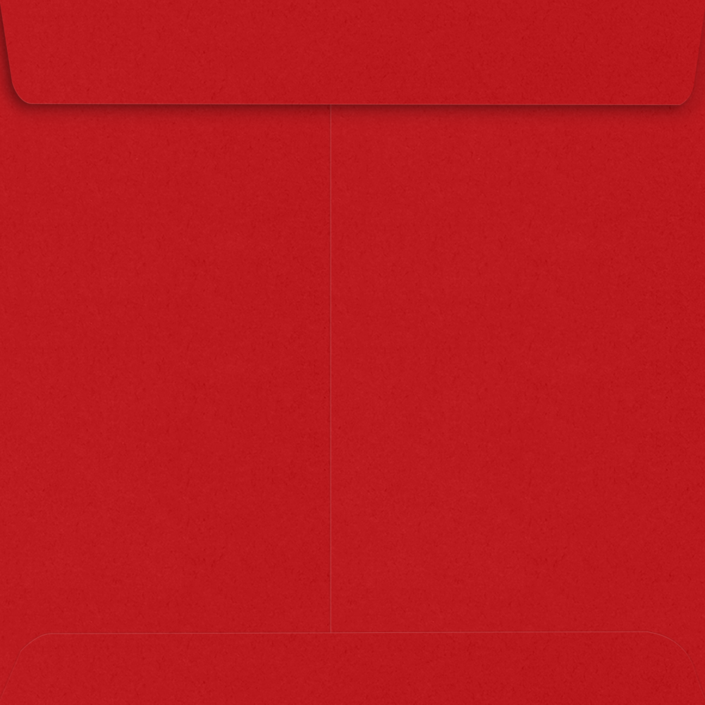 Red 32lb 9 x 9 Square Envelopes with Peel & Seal