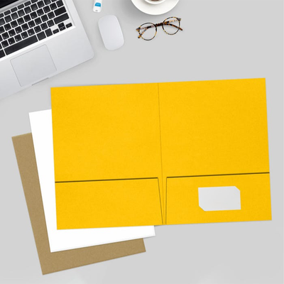 Sunflower Yellow 9 x 12 Matte Folders
