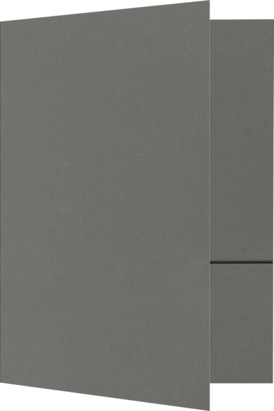 Dark Smoke Gray 9 x 12 Folders
