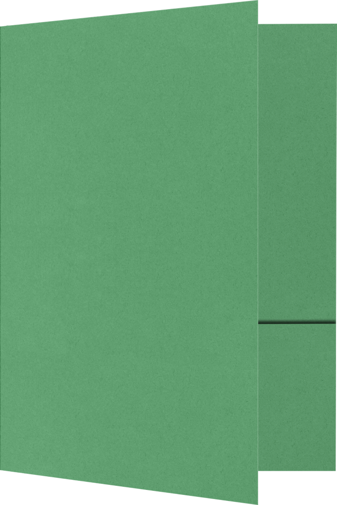 Holiday Green 9 x 12 Matte Folders