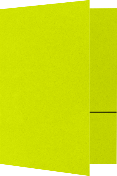 Wasabi Lime Green 9 x 12 Matte Folders